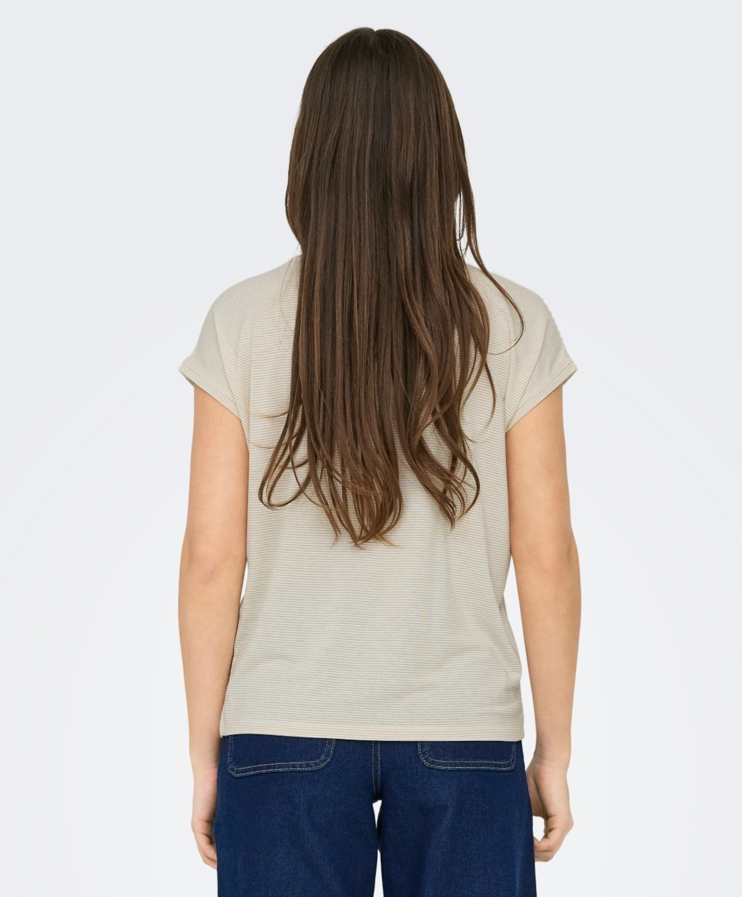 Only Dames T-shirt ecru