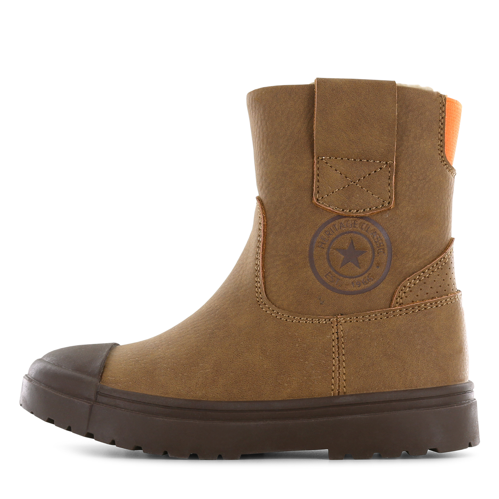 Shoesme cognac warmgevoerde boot Microleer | Sale