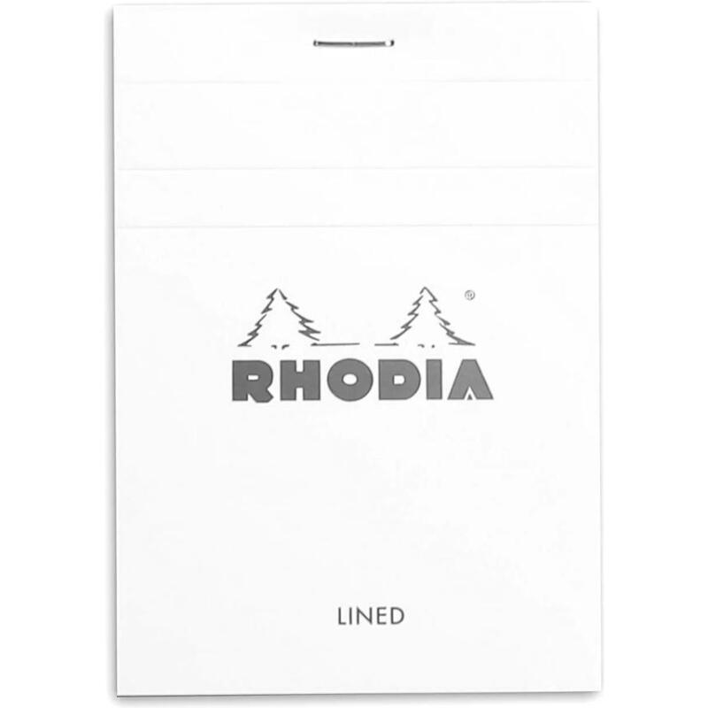 Bloc agrafé N°12 8,5x12 cm 80 feuilles lignées 80 g - Blanc