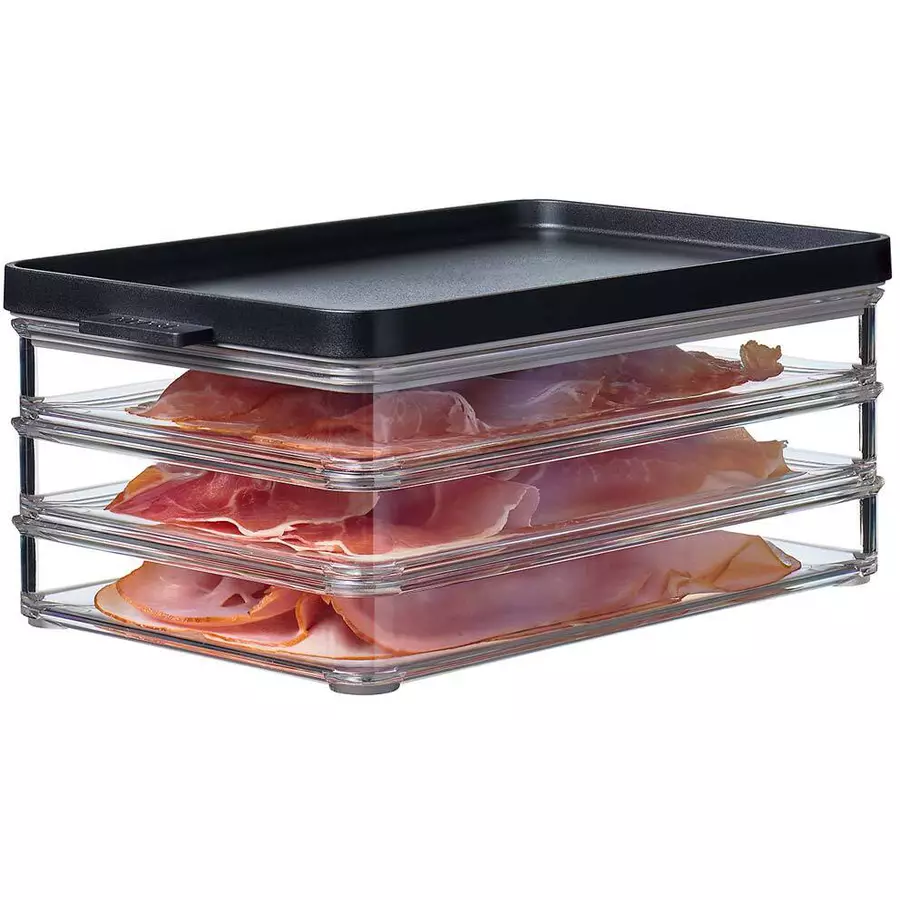 Mepal Vorratsdosen-Set Omnia 6er Set schwarz