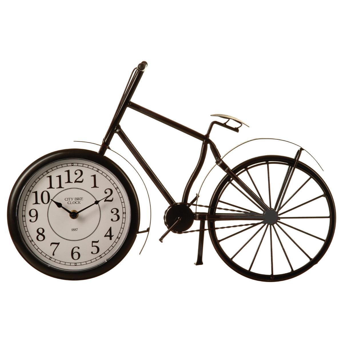 PENDULE A POSER VELO 52X32CM