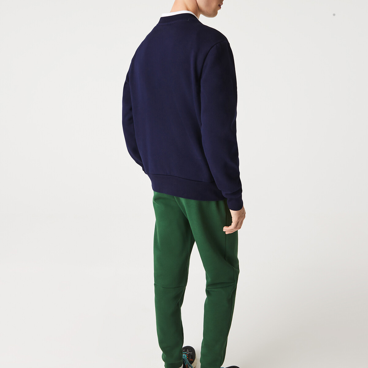 LACOSTE<br>Suéter de gola redonda