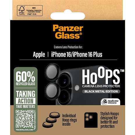 PanzerGlass linse beskyttelse iPhone 16