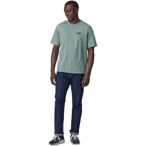 T-shirt PATAGONIA M'S '73 SKYLINE ORGANIC T-SHIRT THERMAL BLUE