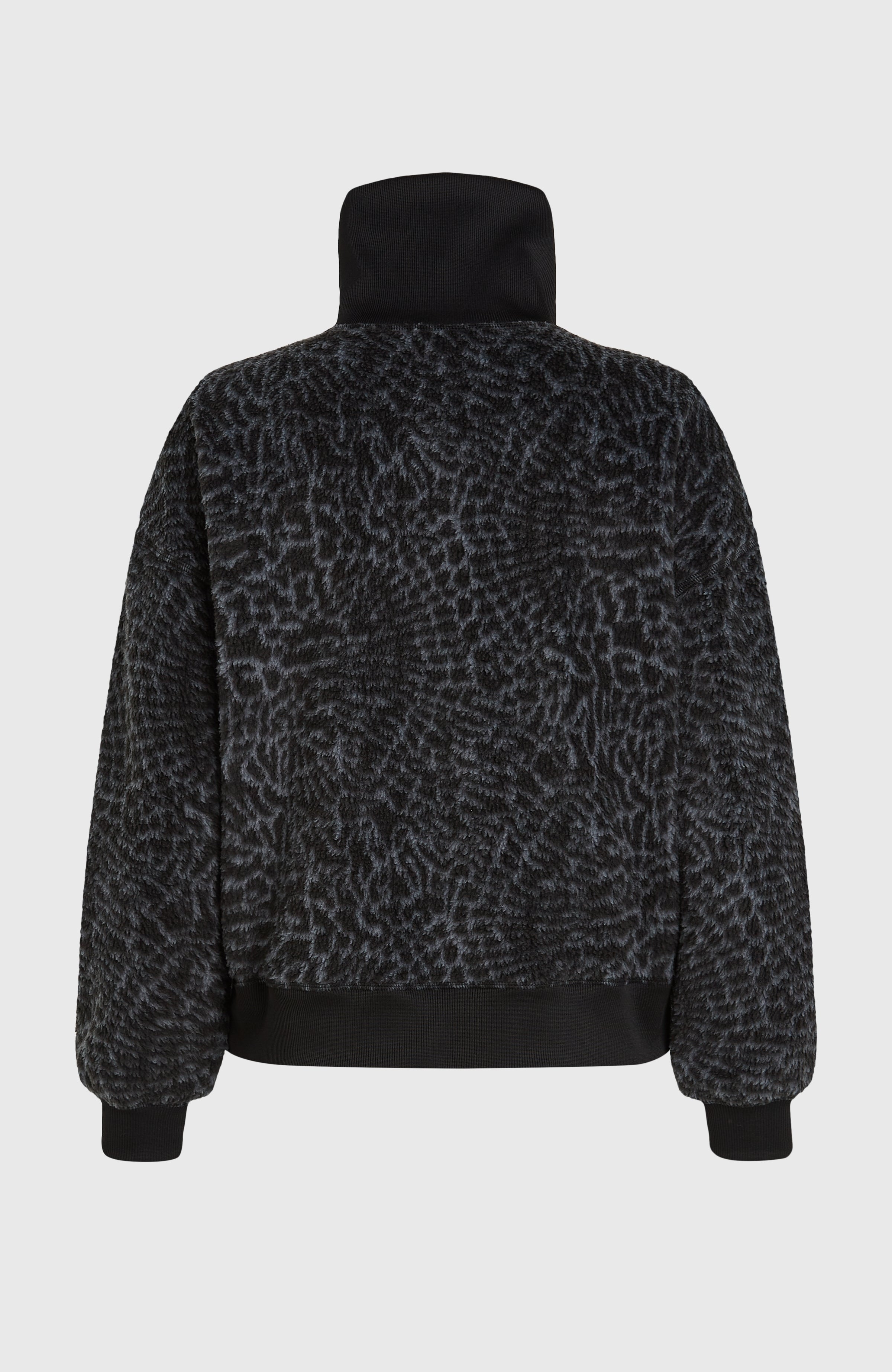 Must-Have fleecetrui met halve rits