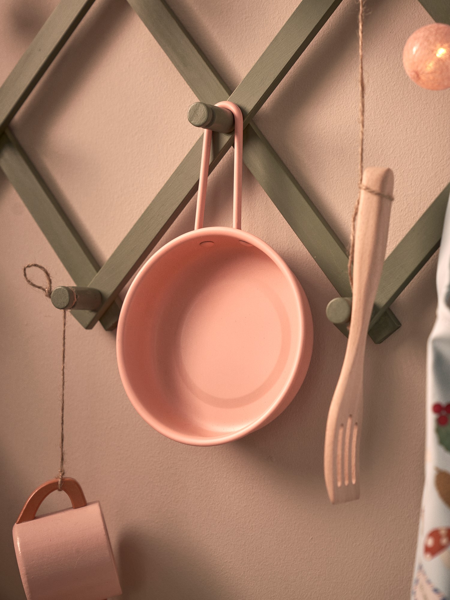 Stegepande til legekøkken | Rustfrit stål. Ø13 cm. | Peach