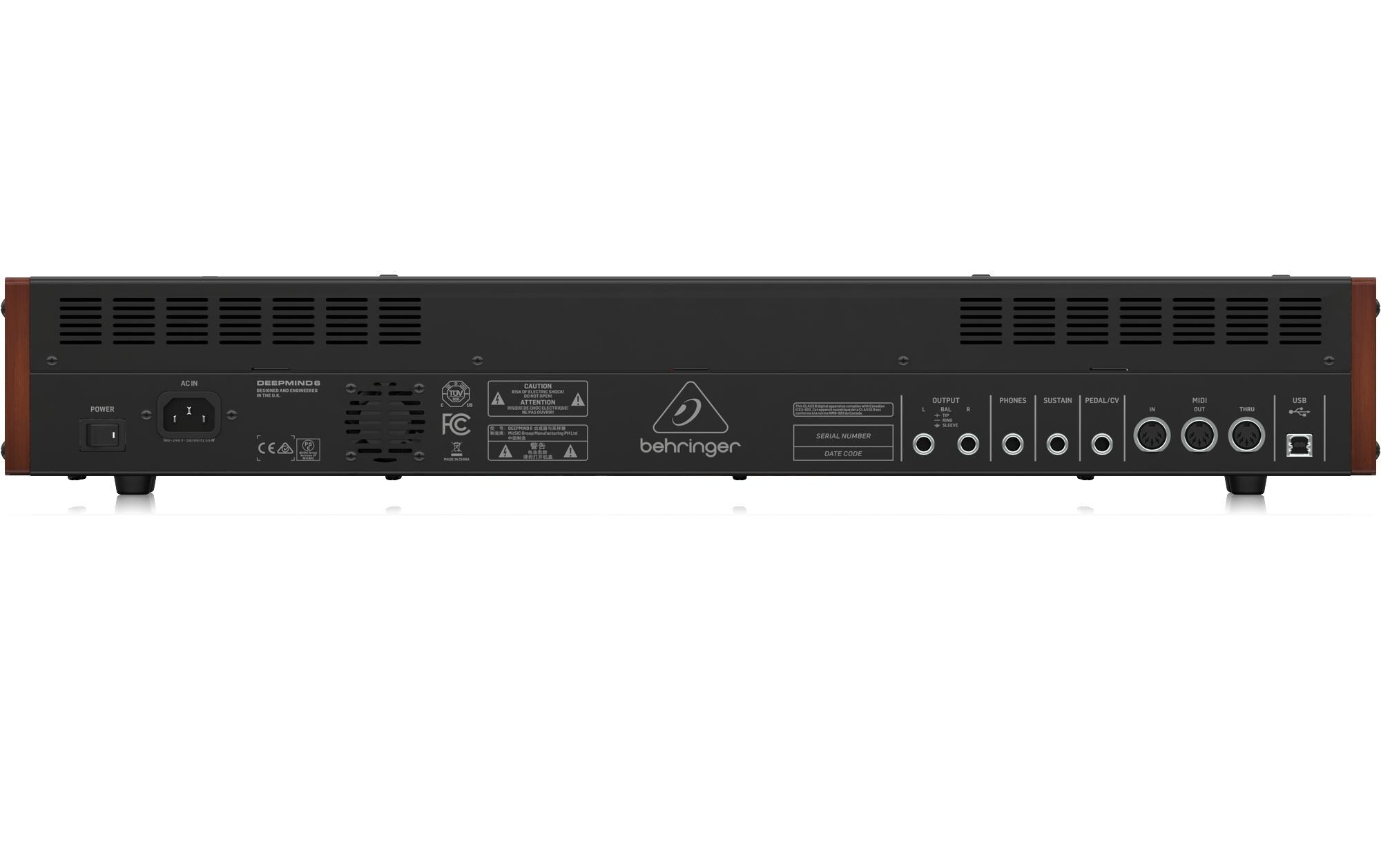 Synthesizer Deepmind 6<br>6-stimmiger, polyphoner Analog-Synthesizer