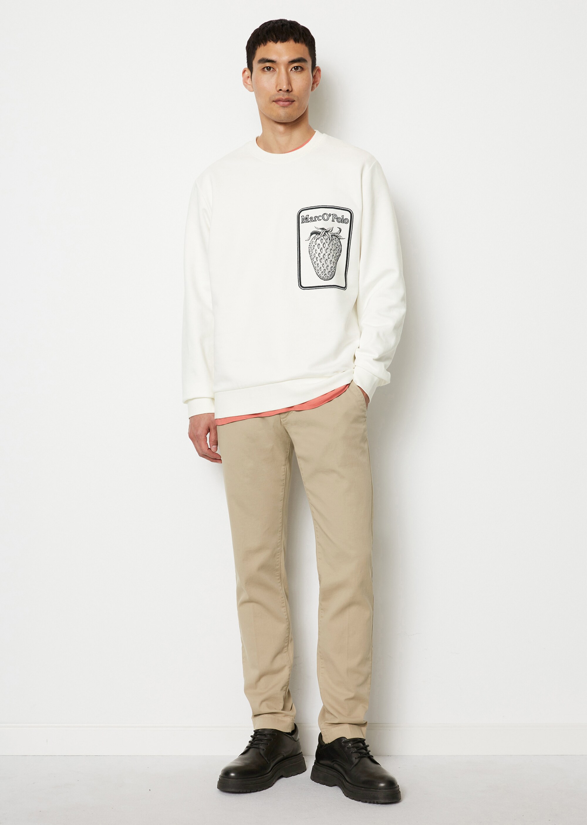 Sweatshirt regular mit Vintage-Print