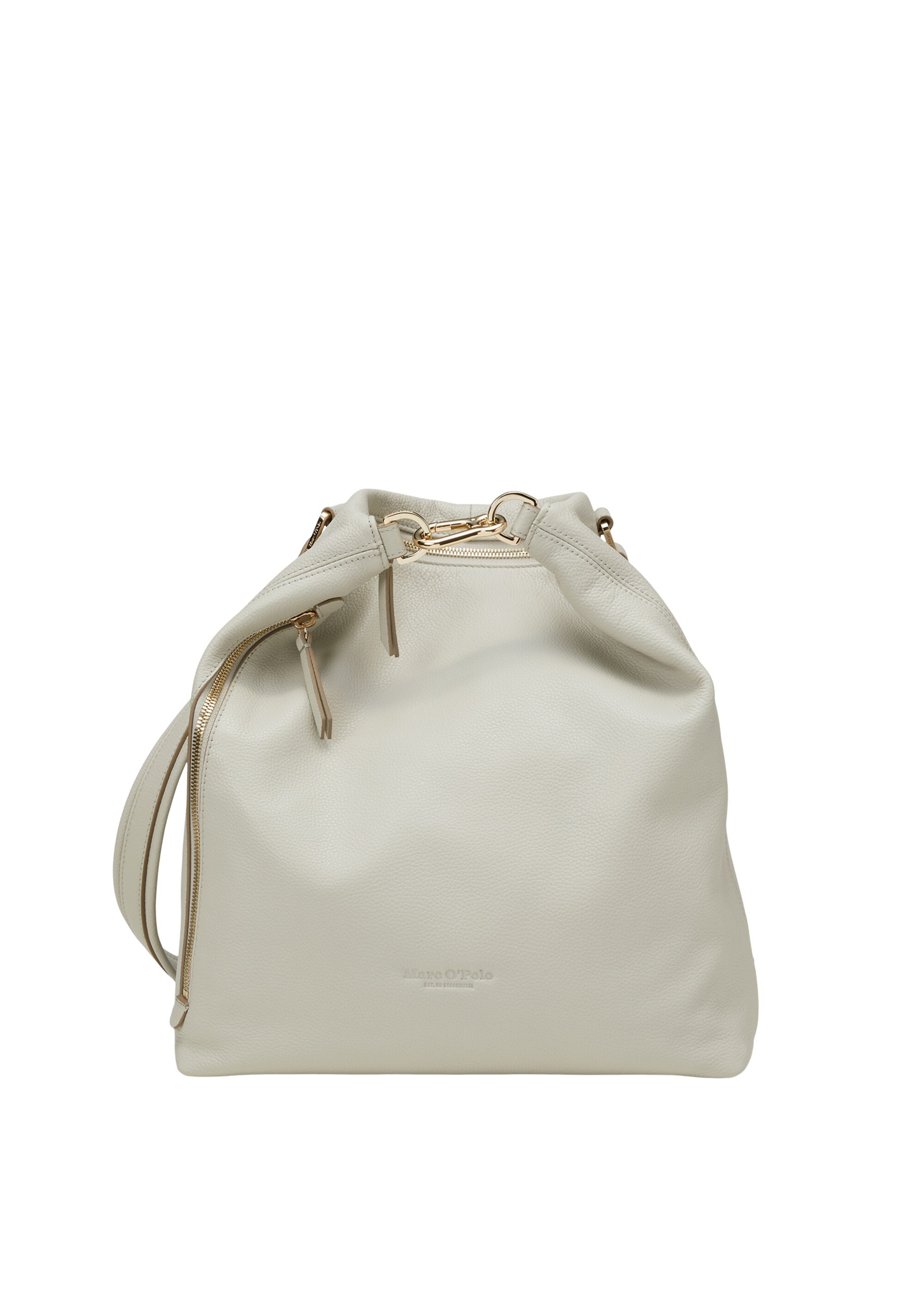 Rucksack medium aus edlem Rindleder mit Struktur