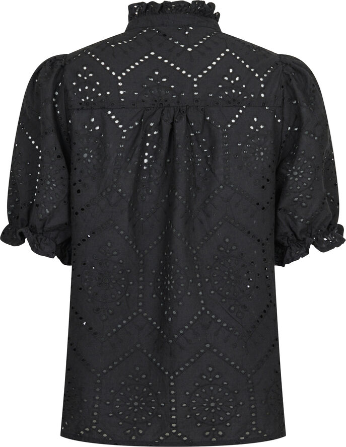 Neo Noir Odesa Embroidery Blouse Black