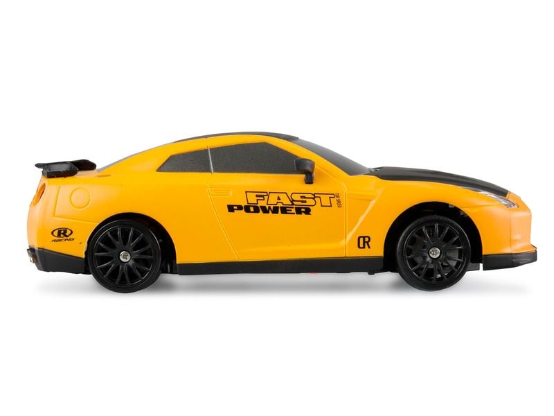 Amewi Drift Sport Car 4WD Gelb, RTR, 1:24 Ferngesteuertes Drift-Auto für Kinder ab 6 Jahren