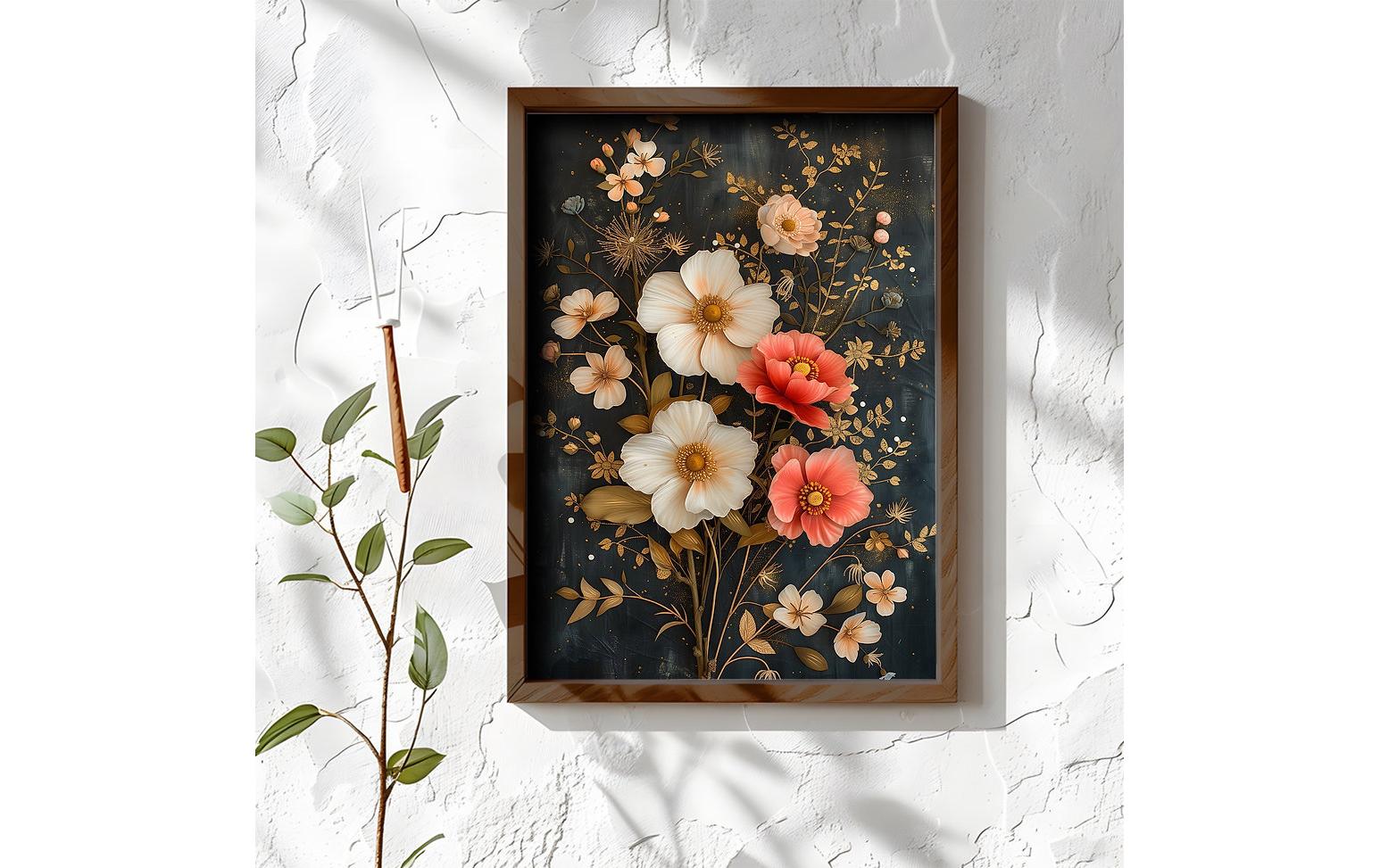 Bild Flowers 35 x 47 cmDekorative Wandmalerei