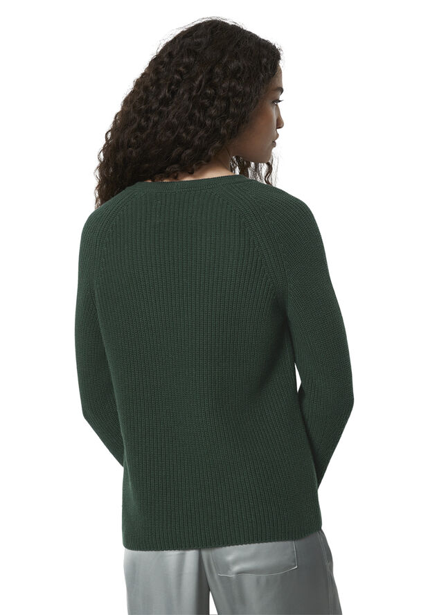 Marc O’Polo Pullover, longsleeve, v-neck Midnight pine