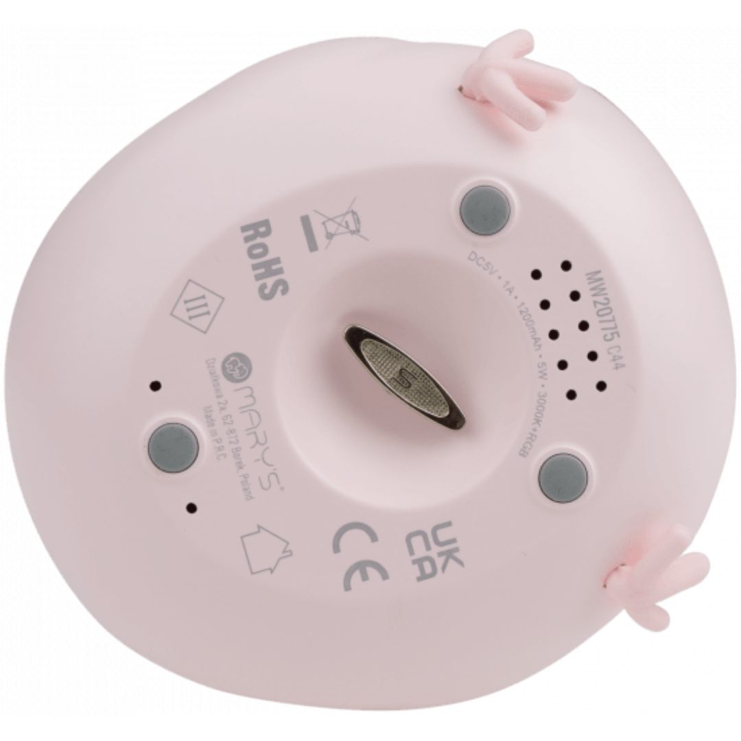Mary's muziekdoos met nachtlampje - roze