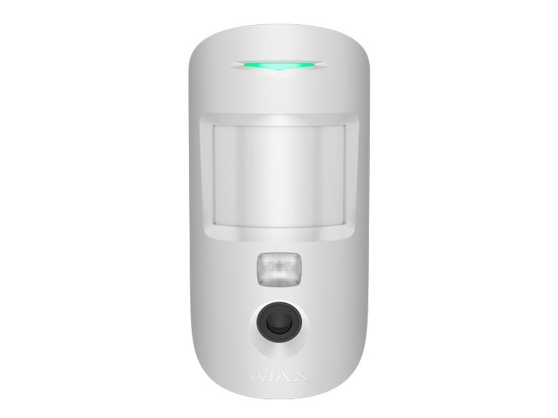 AJAX Baseline MotionCam Jeweller Weiss Kabelloser IR-Bewegungsmelder mit Funktion «Foto nach Alarm»