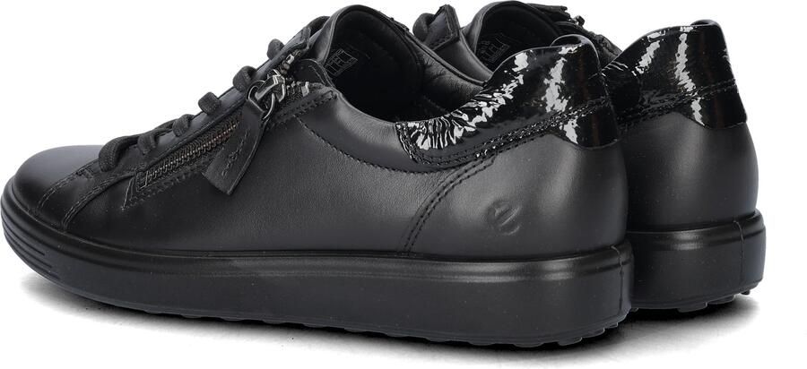 ECCO Soft 7 dames sneaker Zwart