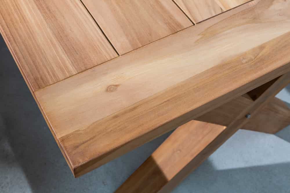 Wetterfester Gartentisch EMPIRE TEAK 160cm natur Teakholz Massivholz Outdoor-Esstisch