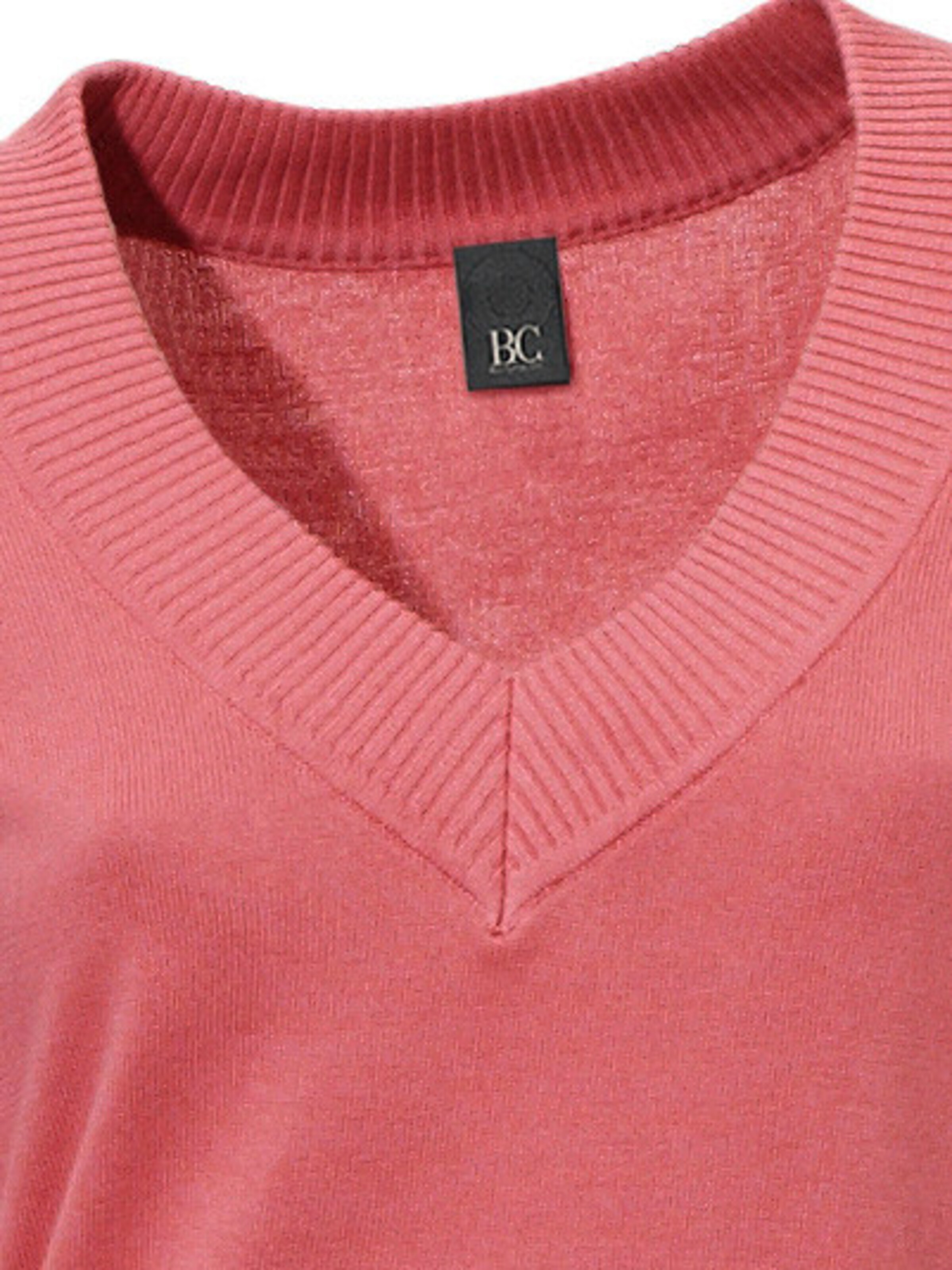 heine V-Pullover in koralle