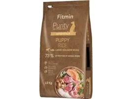 FITMIN PURITY RICE PUPPY LAMB&SALMON 2kg Voksen Lam, Ris