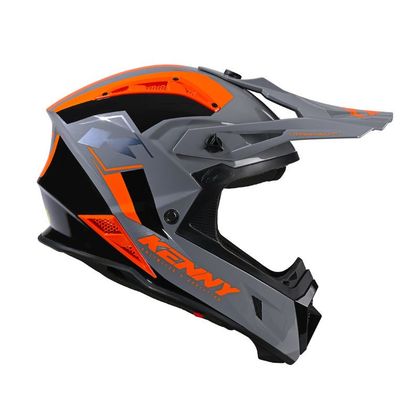 Casque cross Kenny TITANIUM - GRAPHIC 2024 - Gris / Orange