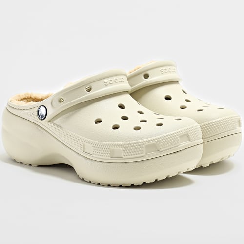 Claquettes Classic Platform Lined 207938 Bone