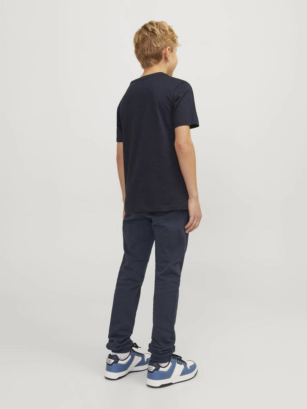JACK & JONES joggingbroek JPSTGORDON JJSWIFT met logo donkerblauw