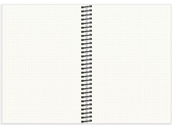 Notatbok Burde Dotnotes A5 Spiral (1 stk.)