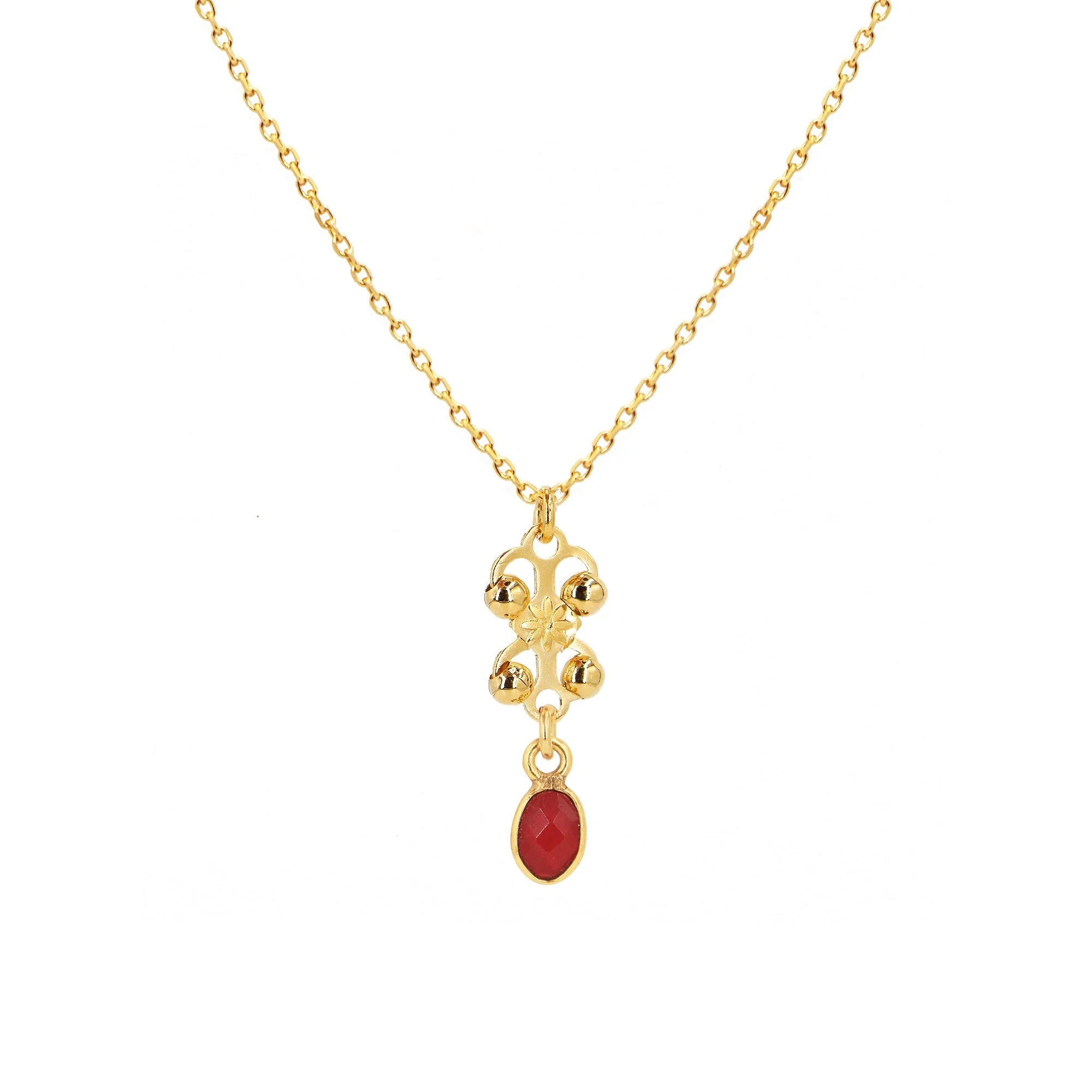 FARAH - Collier | Rouge
