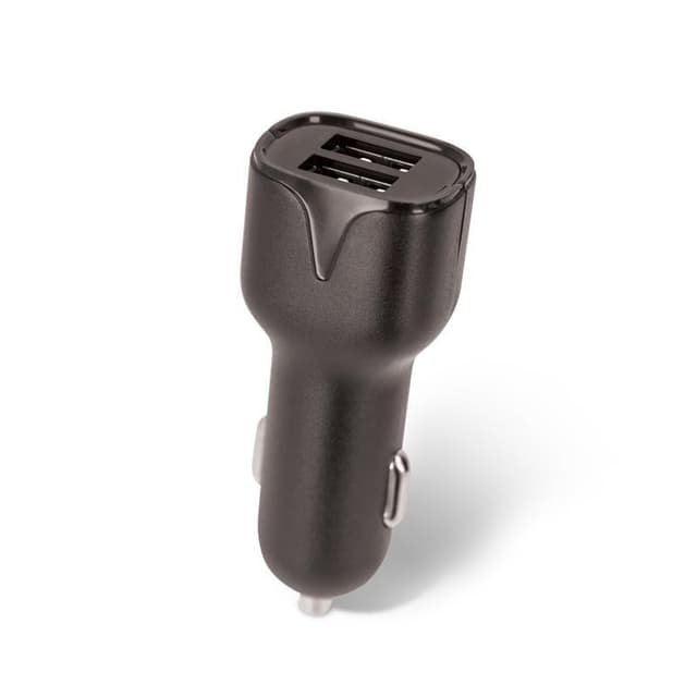 Setty biloplader 2 x USB-stik 1,4A, sort