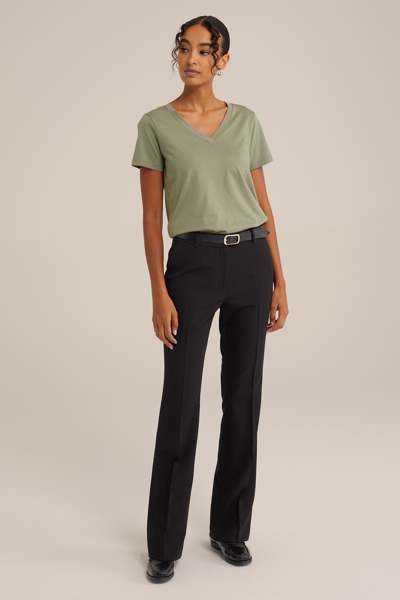 T-shirt WE Fashion Groen