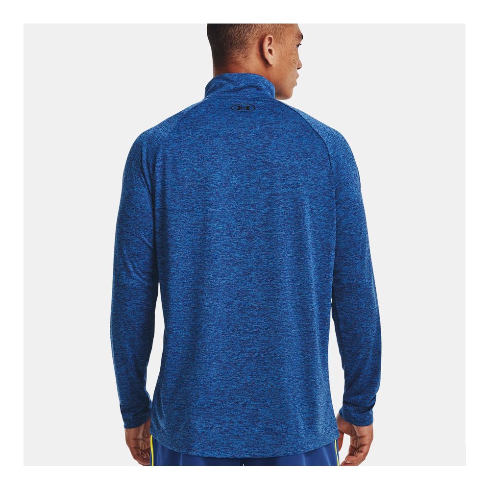 Under Armour UA TECH 2.0 1/2 ZIP - Maillot Homme blue mirage/cyber blue/black