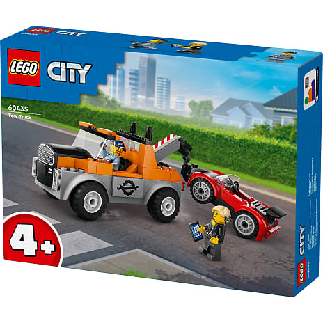 LEGO City Kranvogn og sportsvognsreparation 60435