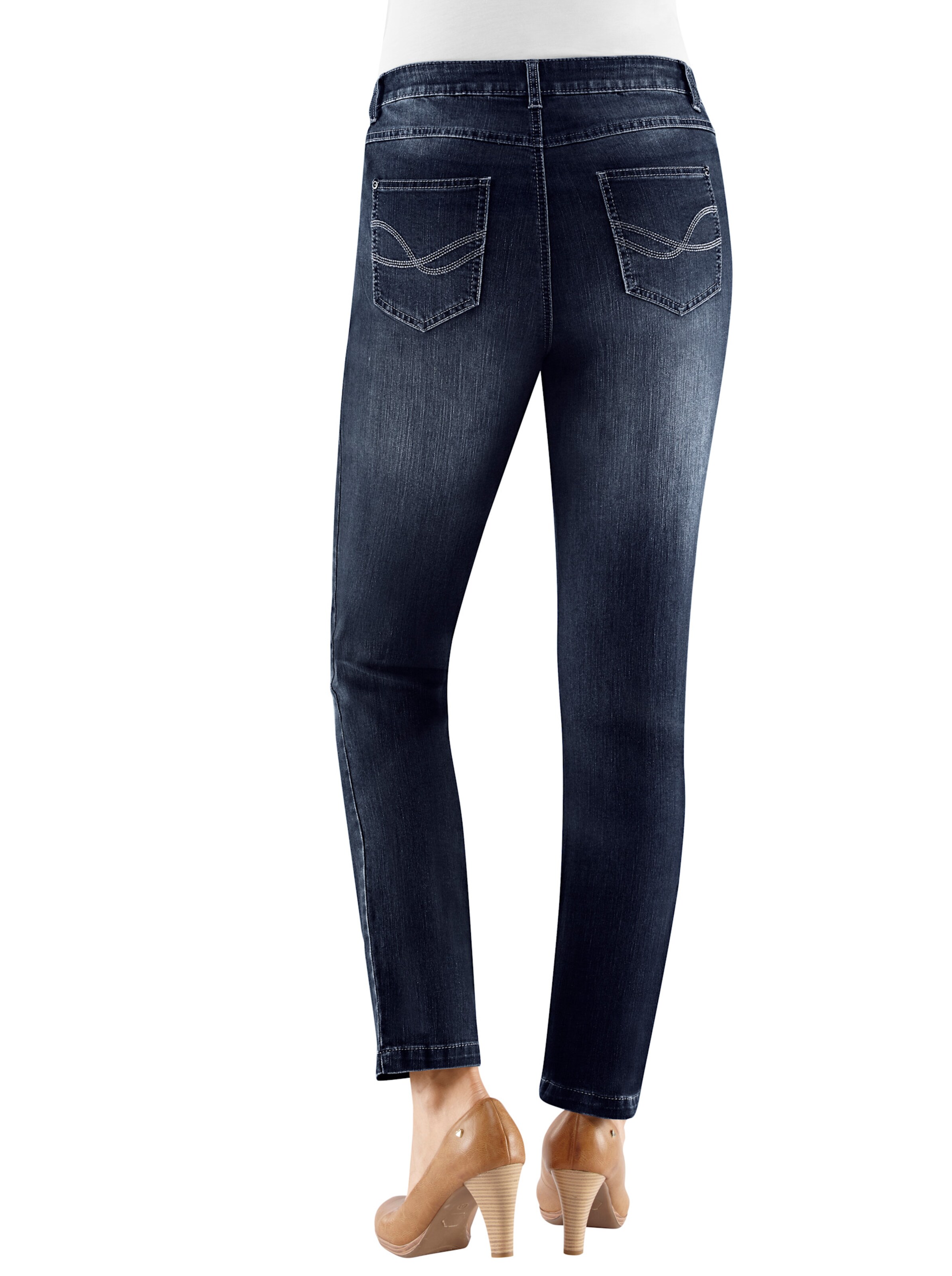5-Pocket-Jeans in dark blue