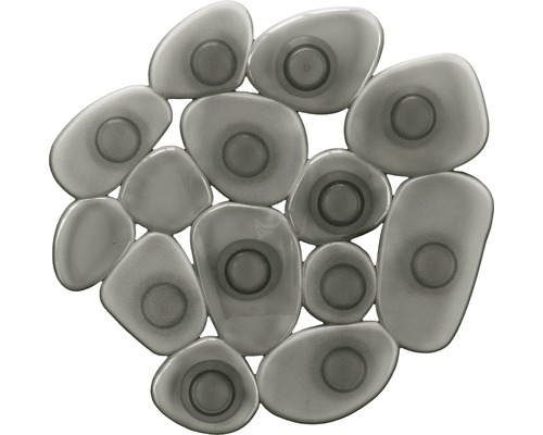 Mini Sassolino Little Cloud rookgrijs set, 6 stuks