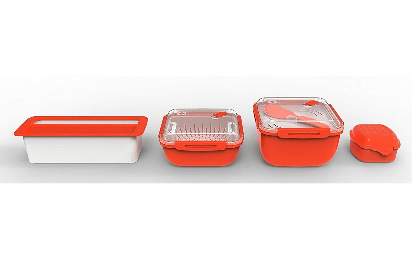 Mikrowellendose Memory Microwave 1.7 l, RotAufbewahrungsbehälter für die Mikrowelle