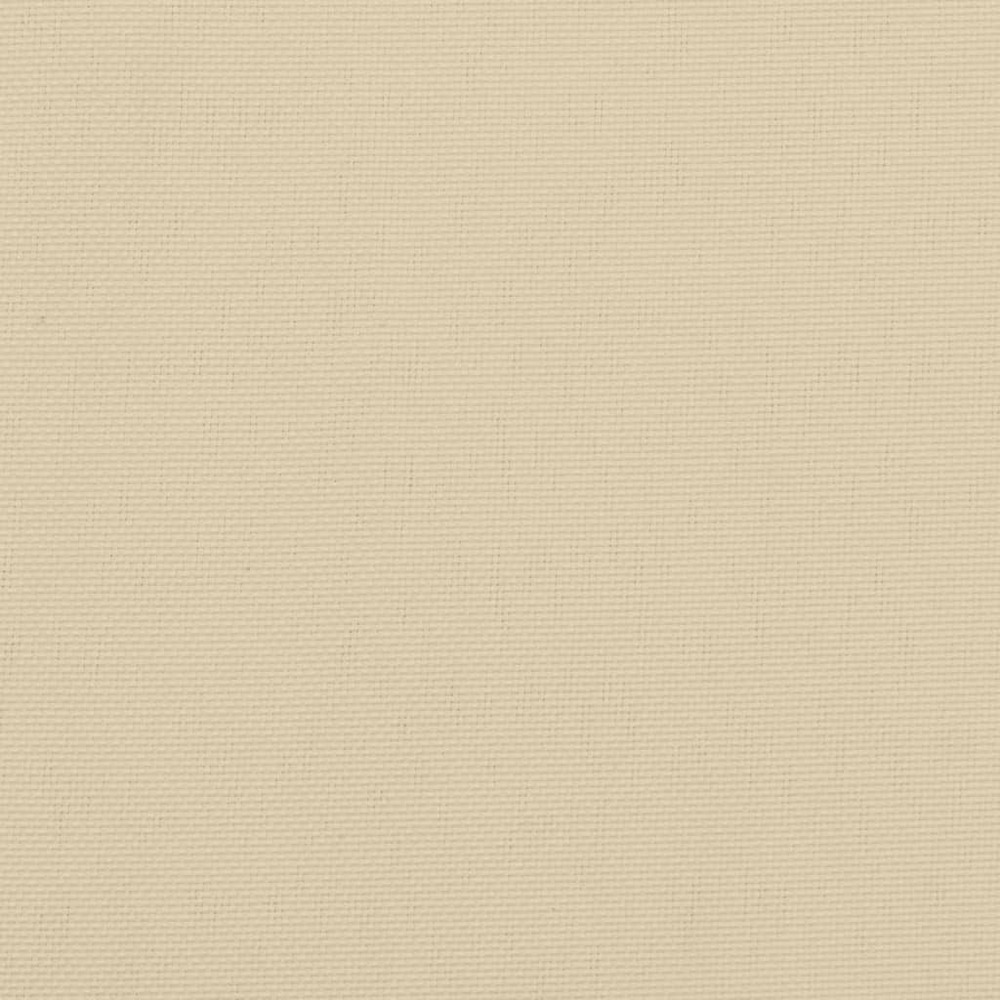 Coussins de banc de jardin 2 pcs beige 100x50x7 cm tissu oxford
