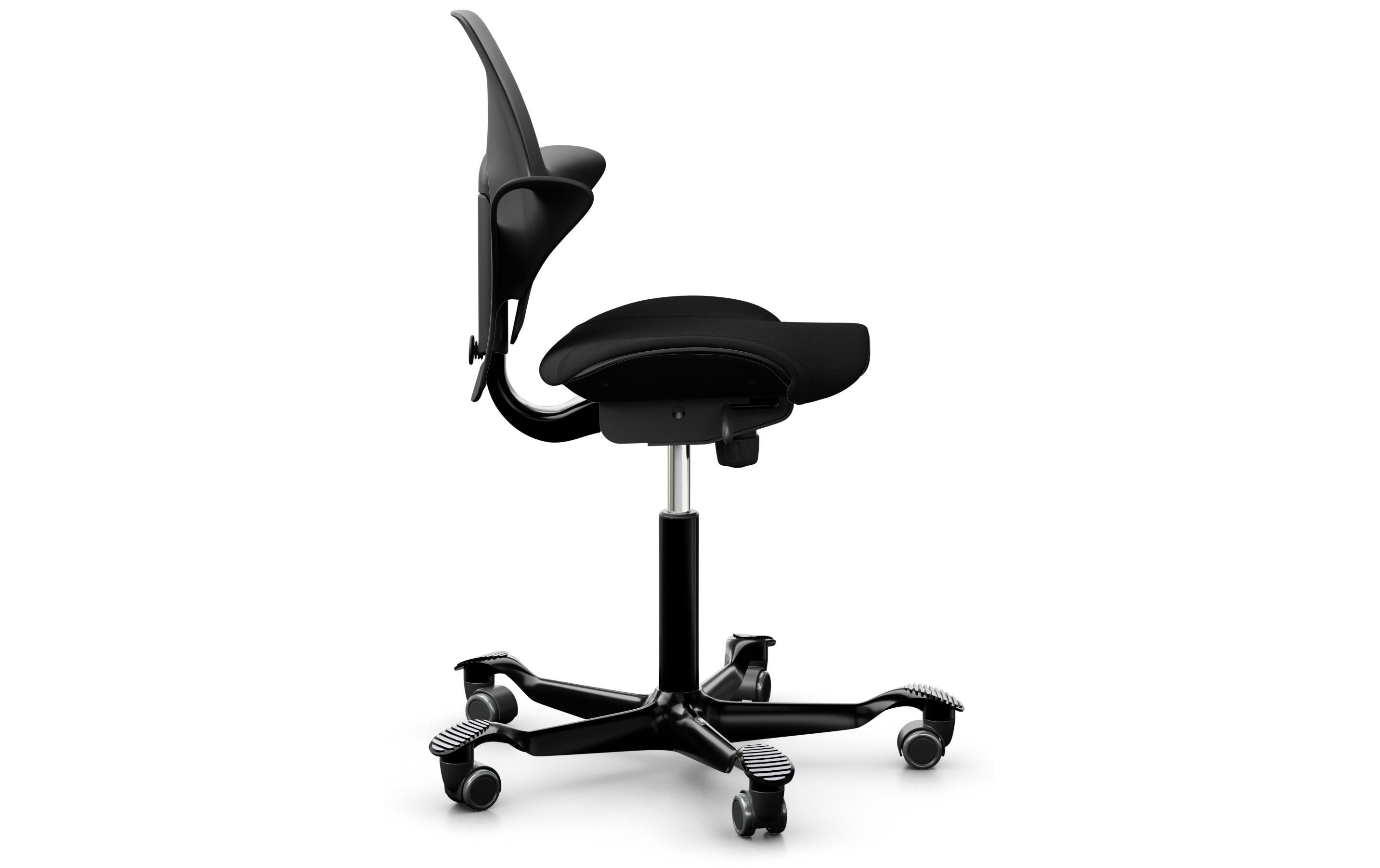 Bürostuhl Capisco Puls 8020 Schwarz<br>Höhenverstellbarer, ergonomischer Bürostuhl