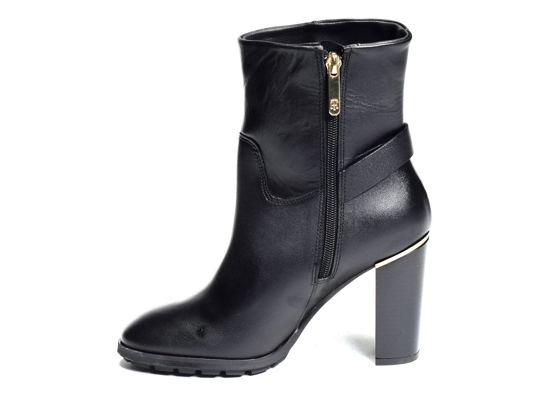Belt high heel boot 6768 noir
