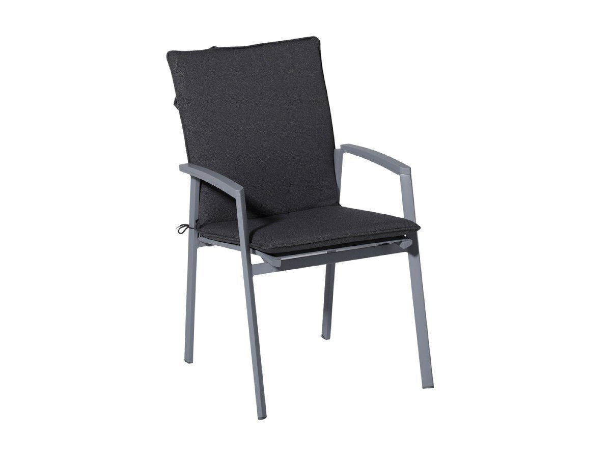 Madison Manchester grey outdoor stapelstoelkussen
