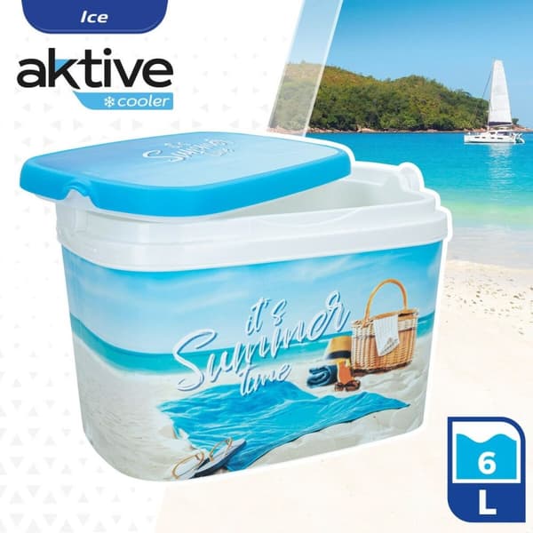 Ping Pongsett Aktive Summer Beach Plast 6 L 29 x 20 x 19,5 cm (8 enheter)