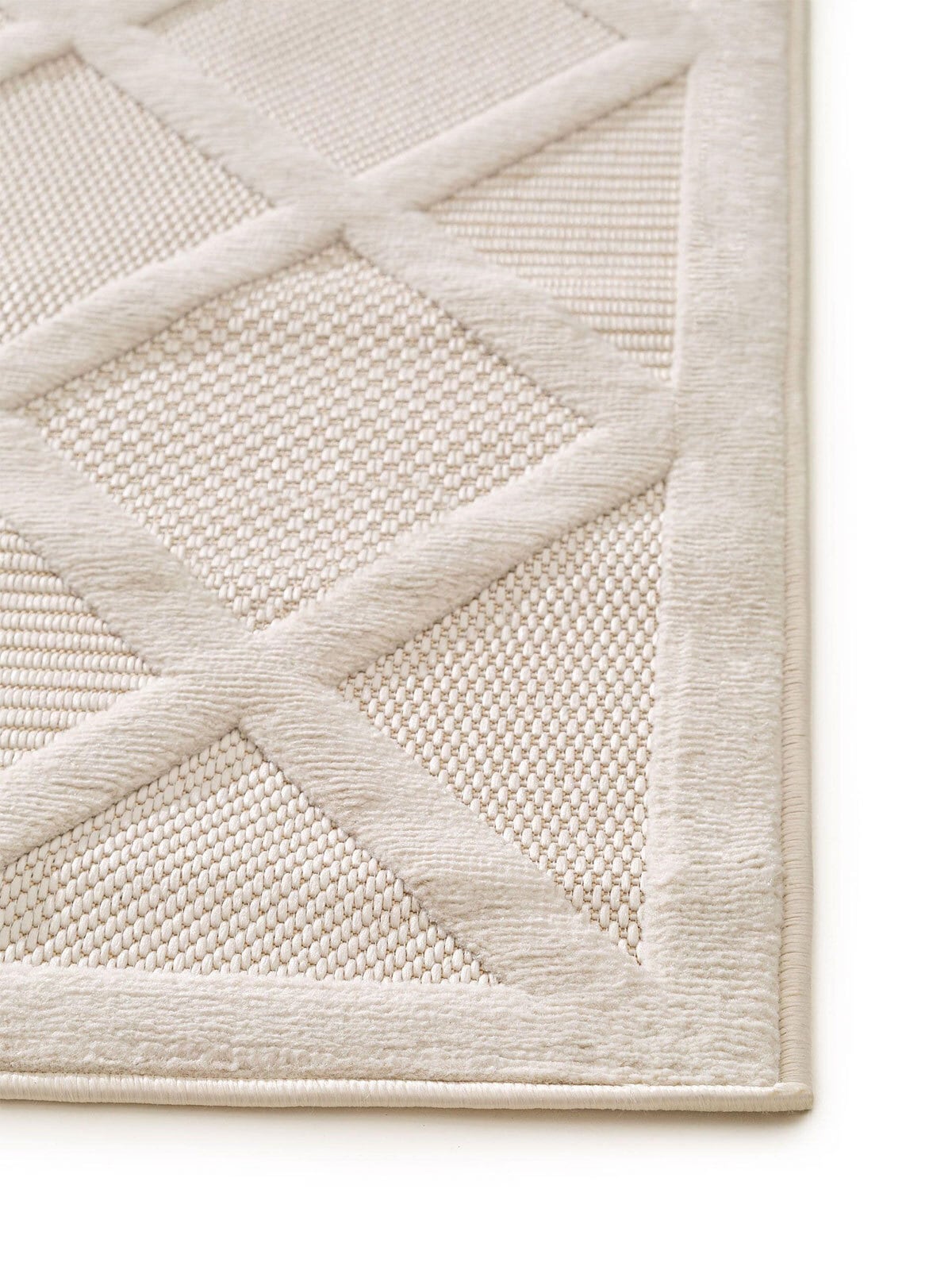 benuta nest Teppich BONTE 160 x 230 cm cream