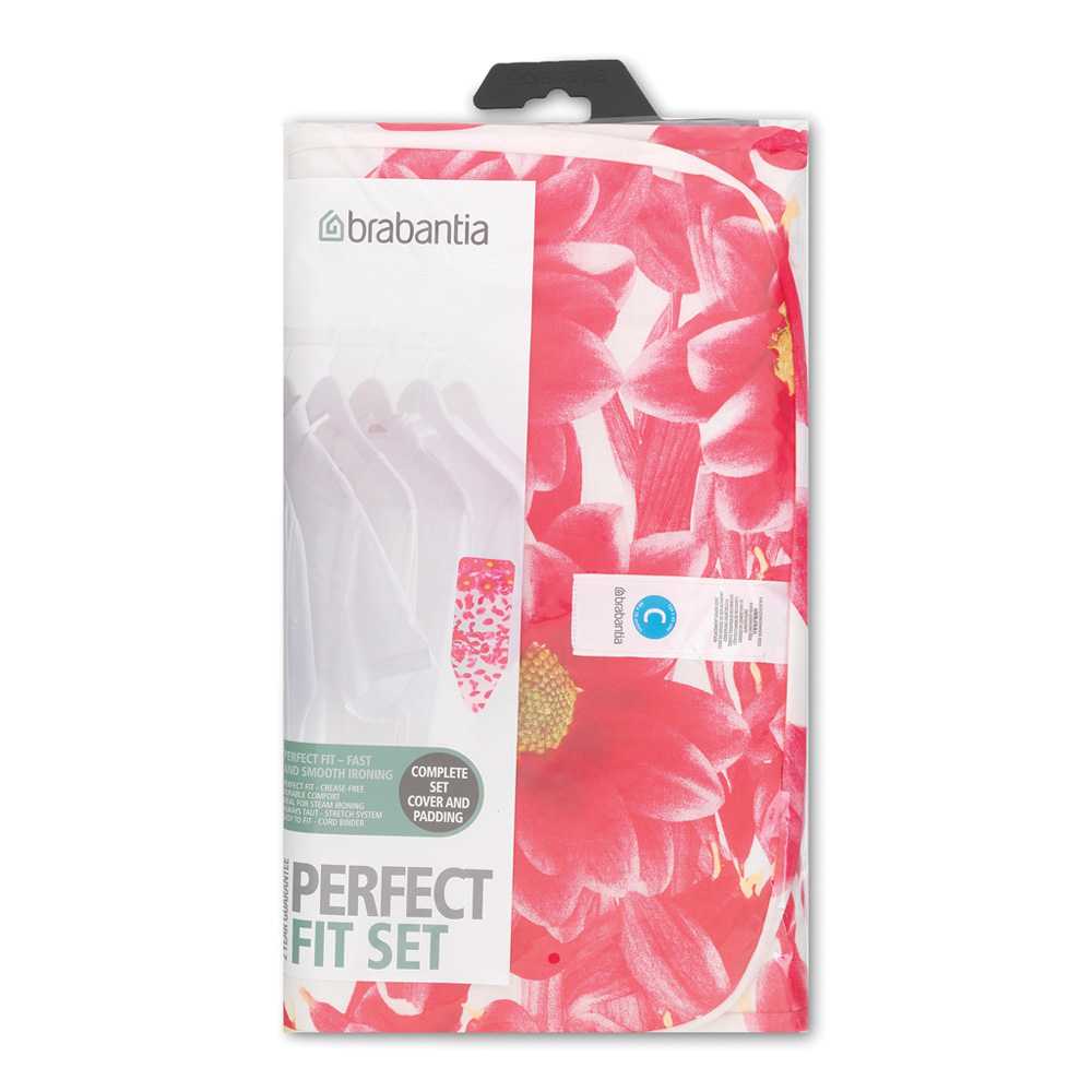 Brabantia Strijkplankhoes C - 124 x 45 cm - Complete Set - Colourful Mixed