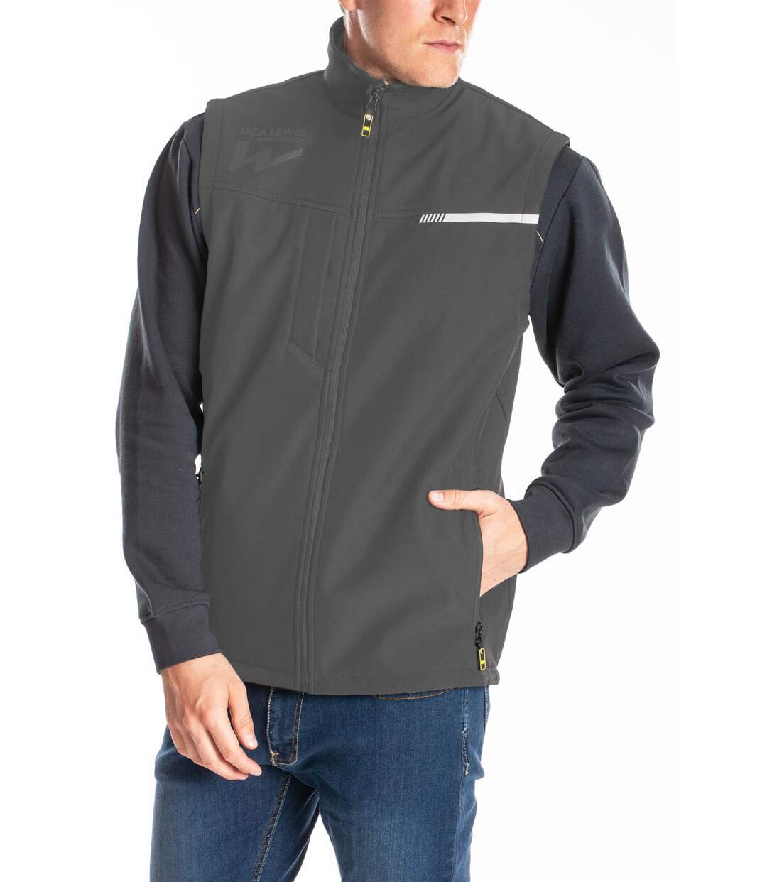 Gilet softshell sans manches TOMMY NOIR