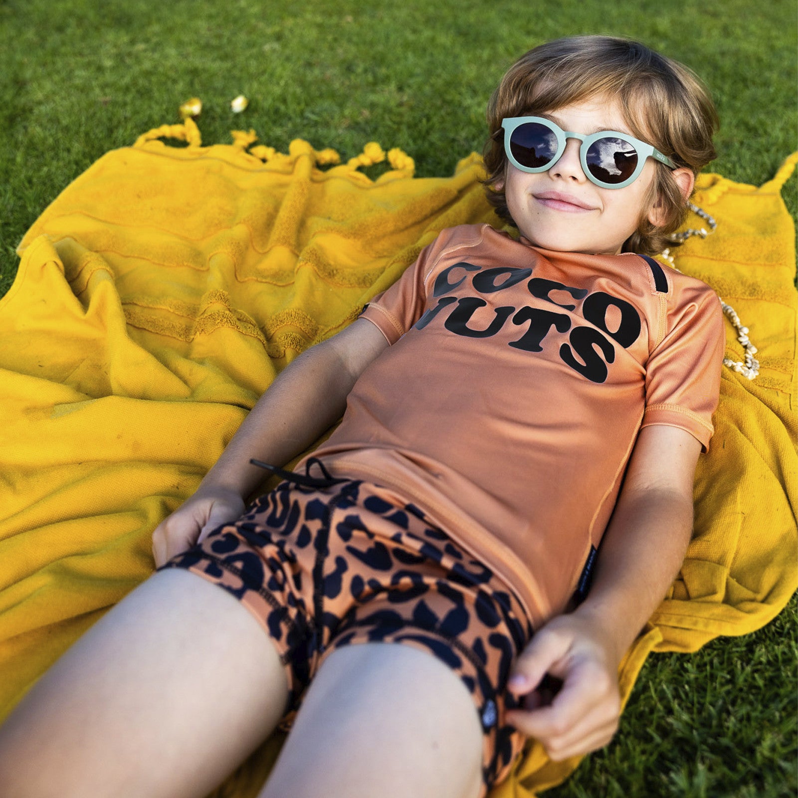 Badeshirt UPF 50  Coco Nuts Caramel