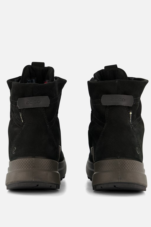 Ecco Solice Veterboots zwart Nubuck