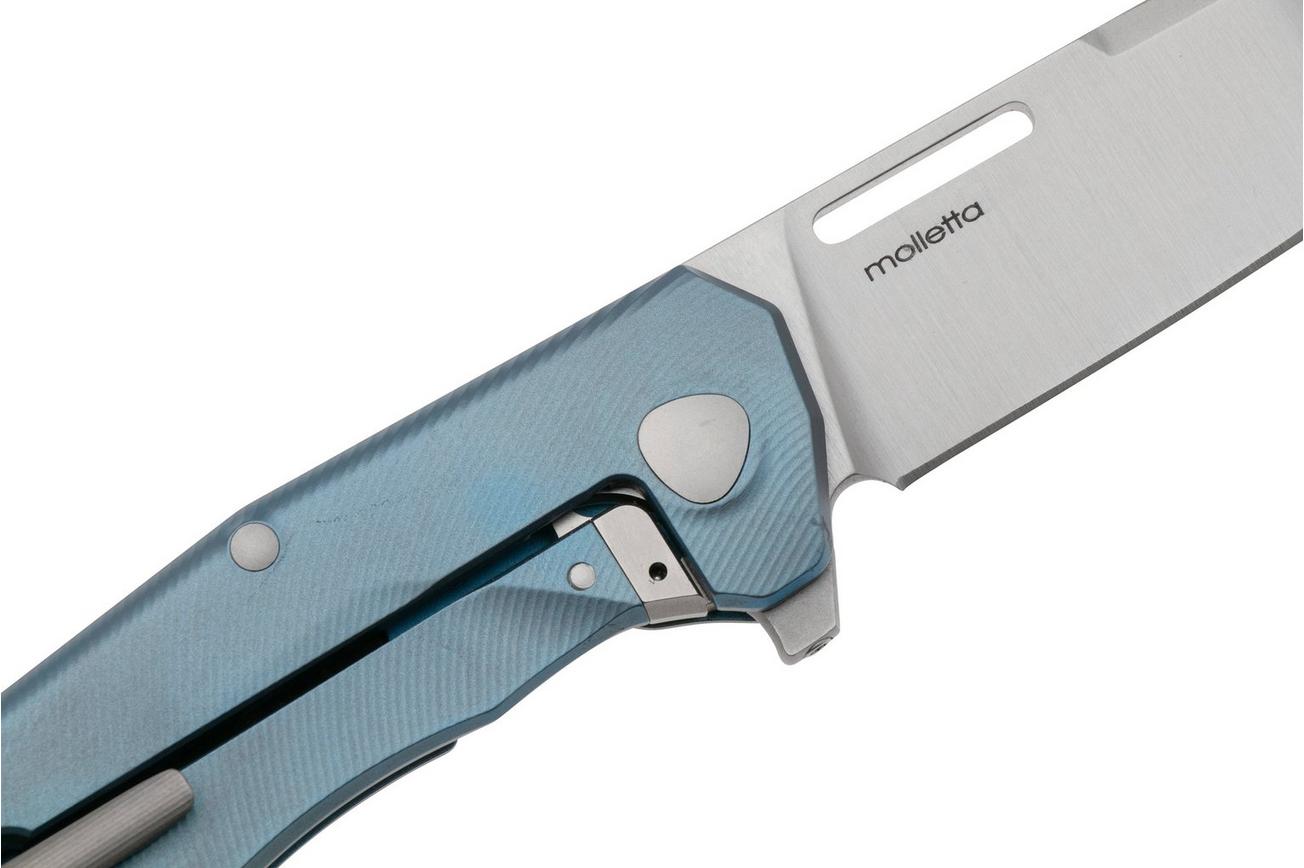 LionSteel Q4ttro, Satin MagnaCut, Blue Titanium Carbon Fiber Inlay, zakmes, Michele Pensato design