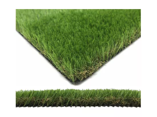 Gazon artificiel en rouleau 4m x 1m Hauteur 35 mm - coloris Vert pin Vert bambou