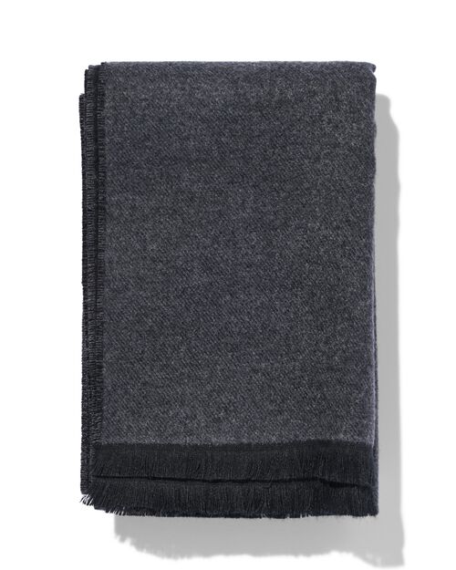 écharpe double face pour homme 190 x 30 cm