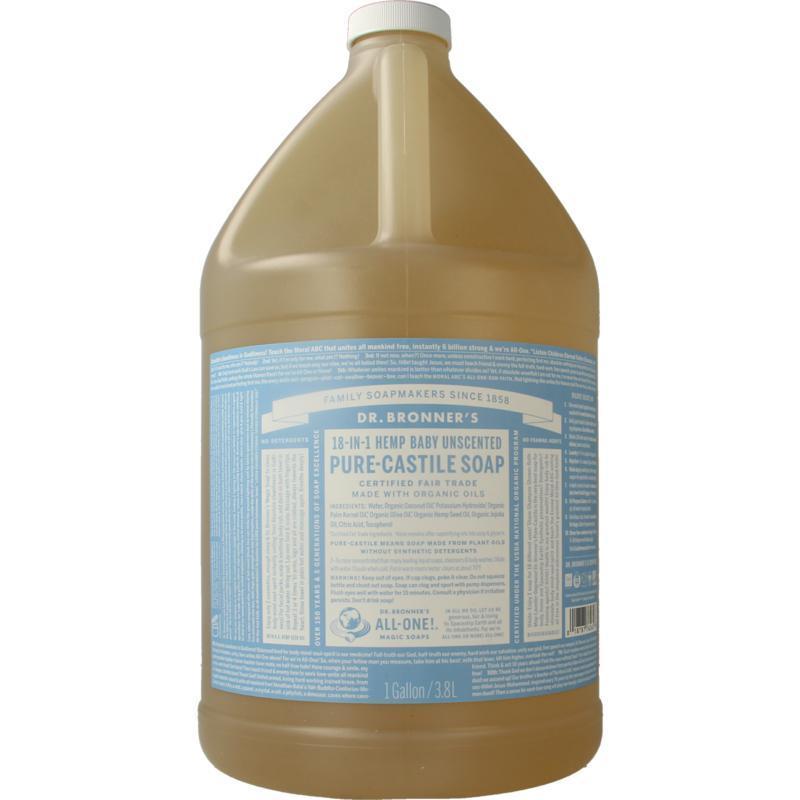 Dr Bronners Liquid Soap Baby Mild 3785 ML