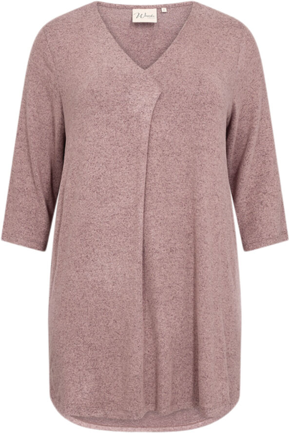 Wasabiconcept Curvy WA-SIMONE 5 Tunika Rosa 94160 woodrose  melange